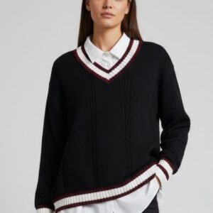 MAGLIA IN COTONE CON RIFINITURE A CONTRASTO 21 MAGLIA IN COTONE CON RIFINITURE A CONTRASTO - Thumbnail Image 10
