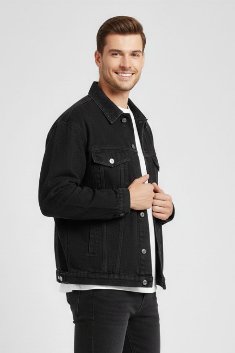 GIUBBINO DENIM OVER - immagine 3