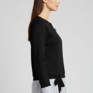 FELPA CON INSERTI CAMICIA A RIGHE 12 FELPA CON INSERTI CAMICIA A RIGHE - Thumbnail Image 6