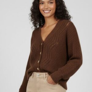 CARDIGAN CON INSERTI MACRAME' 5 CARDIGAN CON INSERTI MACRAME' - Thumbnail Image 2