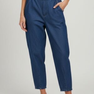 DENIM MOM FIT CON CINTURA 6 DENIM MOM FIT CON CINTURA - Thumbnail Image 3