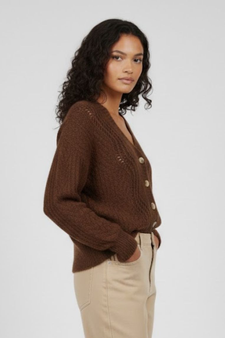 CARDIGAN CON INSERTI MACRAME' 3 CARDIGAN CON INSERTI MACRAME' - immagine 3