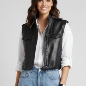 GILET IN ECOPELLE 7 GILET IN ECOPELLE - Thumbnail Image 3