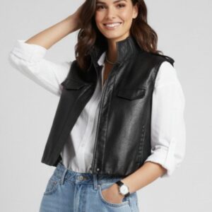GILET IN ECOPELLE 8 GILET IN ECOPELLE - Thumbnail Image 4