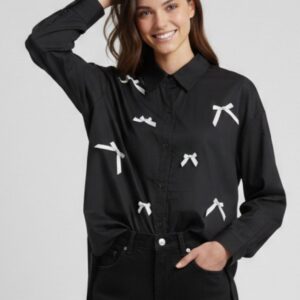 CAMICIA OVER CON FIOCCHI 5 CAMICIA OVER CON FIOCCHI - Thumbnail Image 1