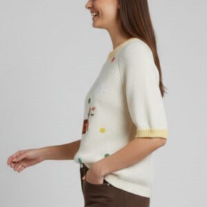 MAGLIA SCRITTA "HAPPY DAY" 6 MAGLIA SCRITTA "HAPPY DAY" - Thumbnail Image 3