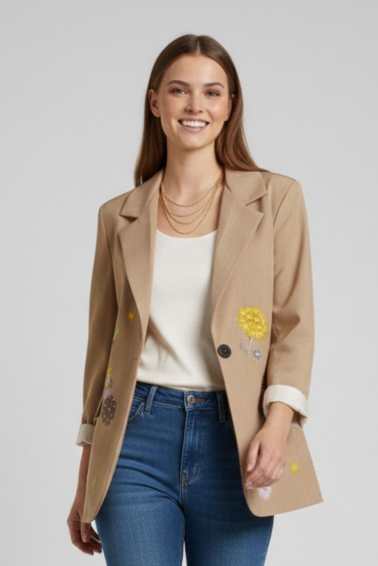 BLAZER CON RICAMI 2 BLAZER CON RICAMI - immagine 2