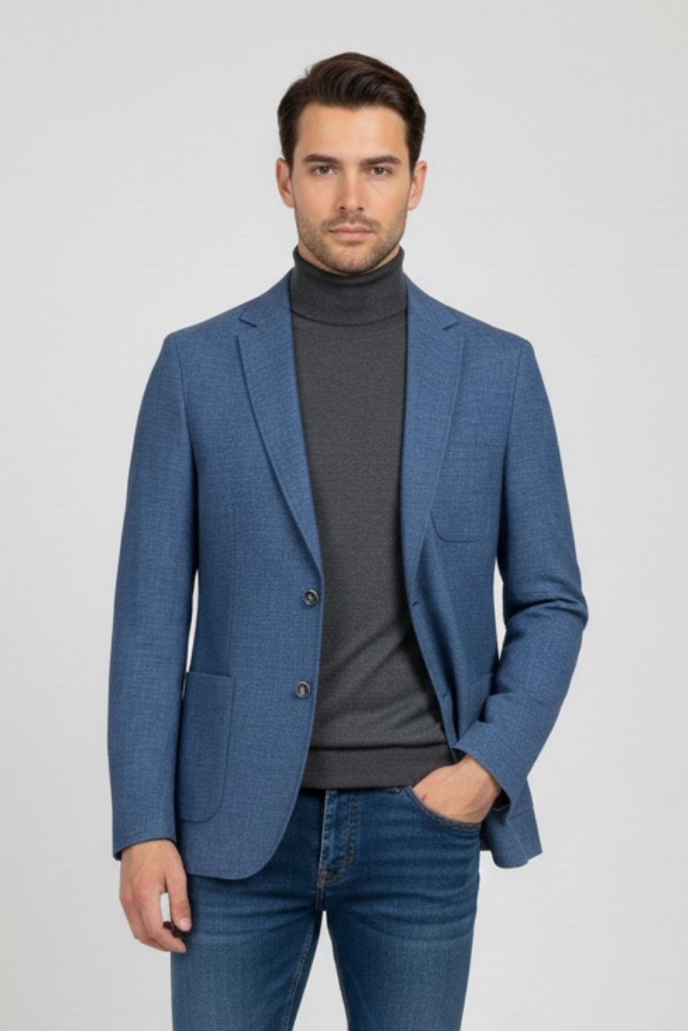 GIACCA COTONE MISTO LINO
