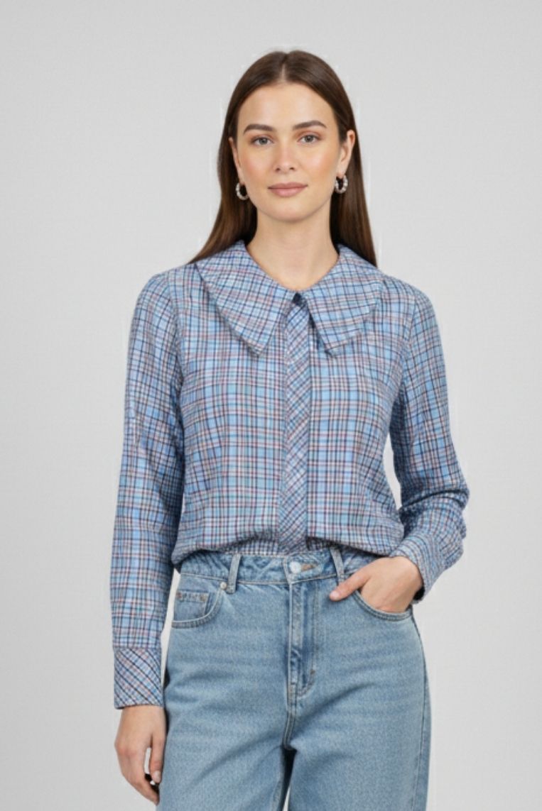 CAMICIA CON TRAMA CHECK