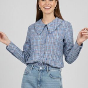 CAMICIA CON TRAMA CHECK 5 CAMICIA CON TRAMA CHECK - Thumbnail Image 2