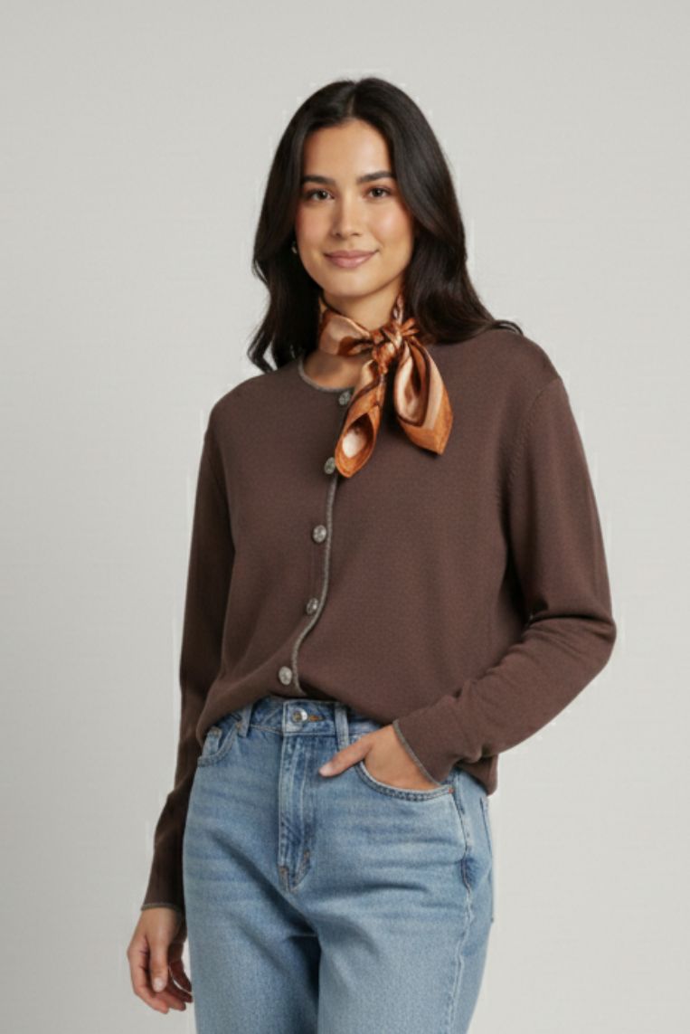 CARDIGAN BOTTONI GIOIELLO - immagine 2