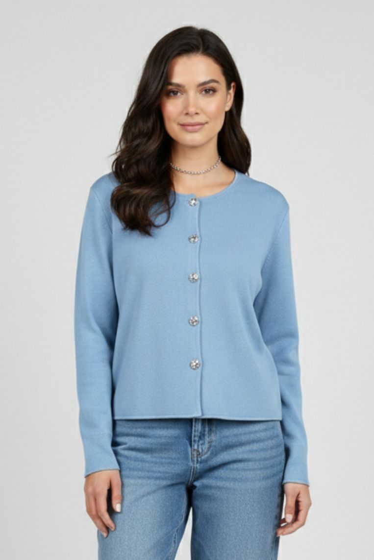 CARDIGAN BOTTONI GIOIELLO - immagine 3