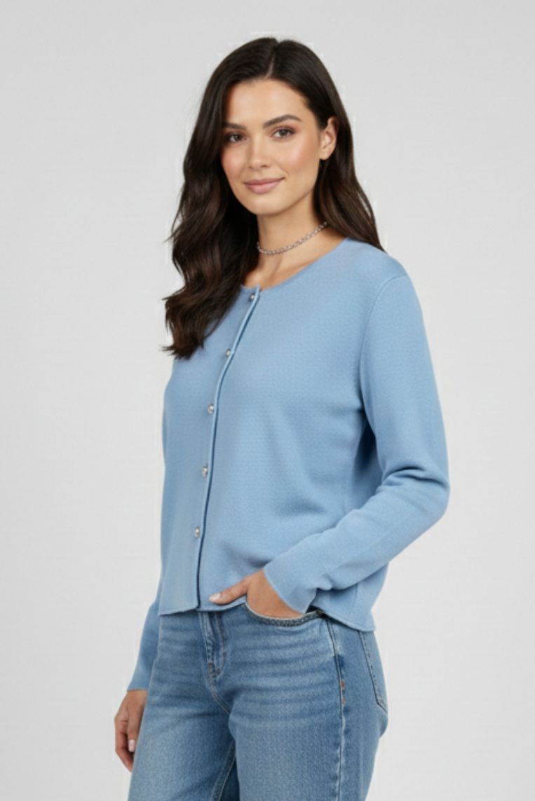 CARDIGAN BOTTONI GIOIELLO - immagine 4