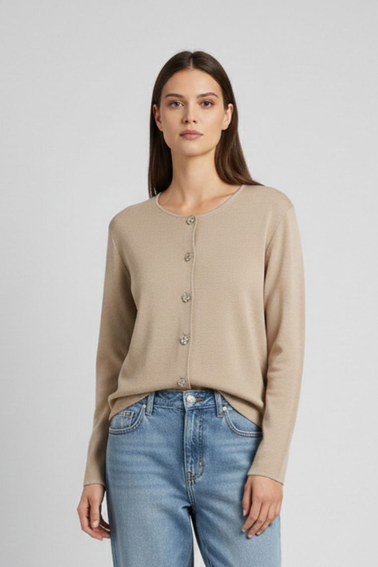 CARDIGAN BOTTONI GIOIELLO - immagine 7