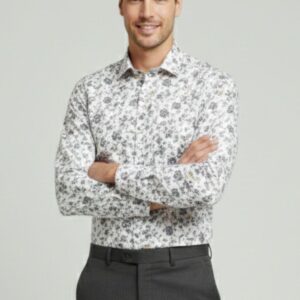 CAMICIA POP STRETCH STAMPA FLOREALE 5 CAMICIA POP STRETCH STAMPA FLOREALE - Thumbnail Image 2