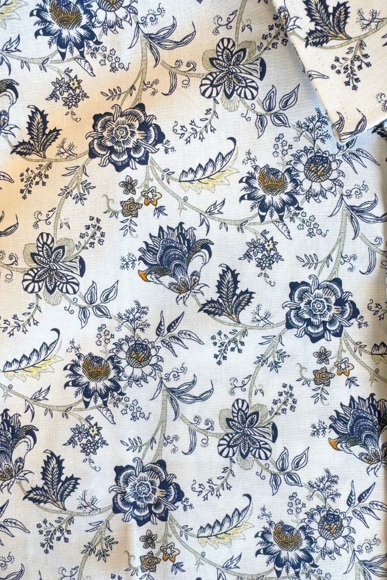 CAMICIA POP STRETCH STAMPA FLOREALE - immagine 3