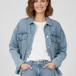 GIUBBOTTO DENIM OVER 3 GIUBBOTTO DENIM OVER - Thumbnail Image 1