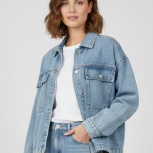 GIUBBOTTO DENIM OVER 4 GIUBBOTTO DENIM OVER - Thumbnail Image 2