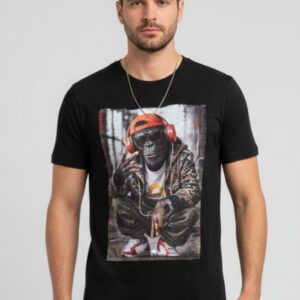 T-SHIRT STAMPA SCIMMIA 3 T-SHIRT STAMPA SCIMMIA - Thumbnail Image 1