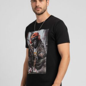 T-SHIRT STAMPA SCIMMIA 4 T-SHIRT STAMPA SCIMMIA - Thumbnail Image 2