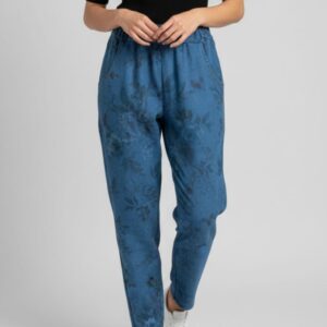 PANTALONI GAMBA LARGA TRAMA FLOREALE 6 PANTALONI GAMBA LARGA TRAMA FLOREALE - Thumbnail Image 3