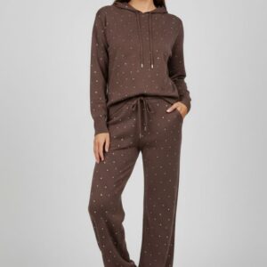 PANTALONI IN VISCOSA CON STRASS 9 PANTALONI IN VISCOSA CON STRASS - Thumbnail Image 1