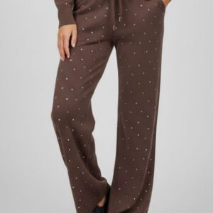 PANTALONI IN VISCOSA CON STRASS 11 PANTALONI IN VISCOSA CON STRASS - Thumbnail Image 3