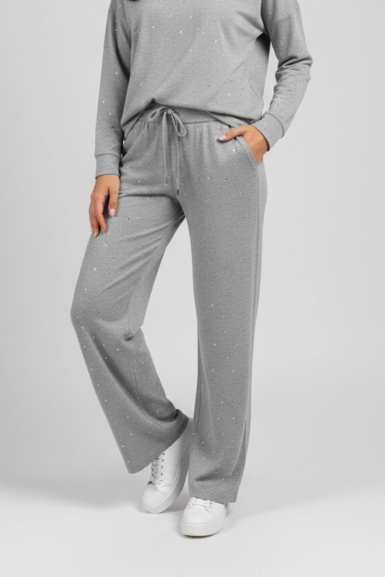 PANTALONI IN VISCOSA CON STRASS 4 PANTALONI IN VISCOSA CON STRASS - immagine 4