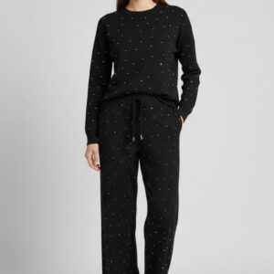 PANTALONI IN VISCOSA CON STRASS 14 PANTALONI IN VISCOSA CON STRASS - Thumbnail Image 6