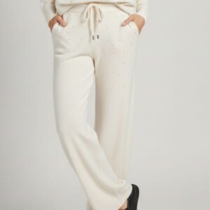 PANTALONI IN VISCOSA CON STRASS 16 PANTALONI IN VISCOSA CON STRASS - Thumbnail Image 8