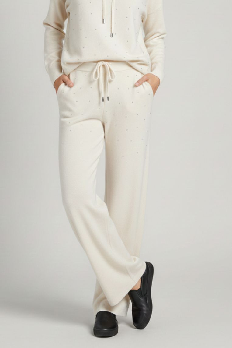 PANTALONI IN VISCOSA CON STRASS 8 PANTALONI IN VISCOSA CON STRASS - immagine 8
