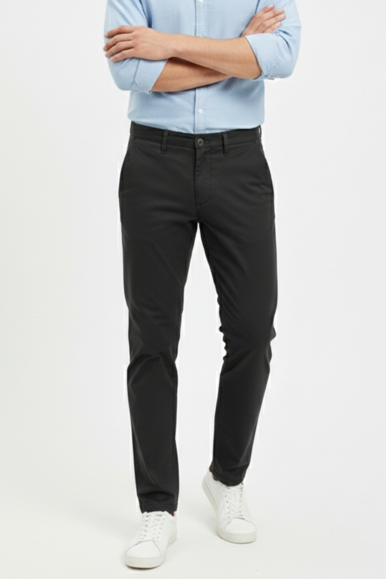 CHINO REGULAR FIT GABARDINA - immagine 3
