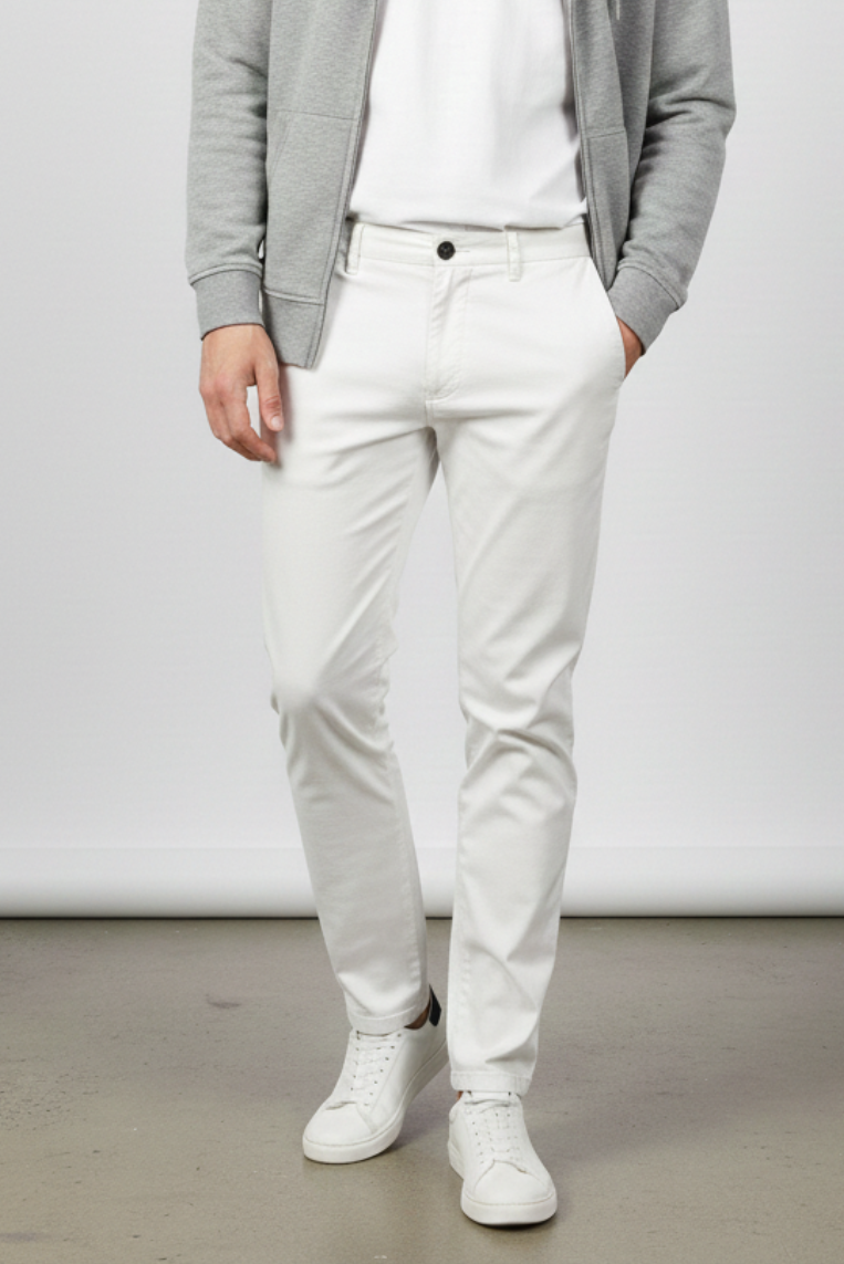 CHINO REGULAR FIT GABARDINA - immagine 4