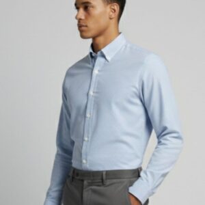 CAMICIA TAILORED CON MICROTRAMA 5 CAMICIA TAILORED CON MICROTRAMA - Thumbnail Image 2