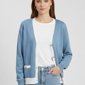 CARDIGAN TWIN SET IN VISCOSA 16 CARDIGAN TWIN SET IN VISCOSA - Thumbnail Image 8