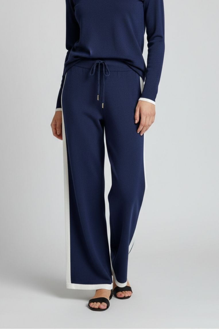 PANTALONI A CONTRASTO IN VISCOSA 6 PANTALONI A CONTRASTO IN VISCOSA - immagine 6