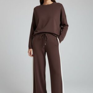 PANTALONI A CONTRASTO IN VISCOSA 18 PANTALONI A CONTRASTO IN VISCOSA - Thumbnail Image 9