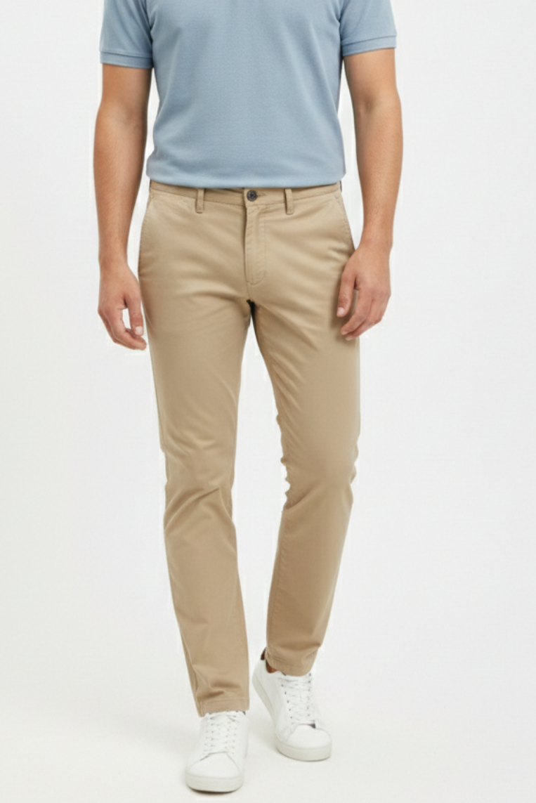 CHINO REGULAR FIT GABARDINA - immagine 7