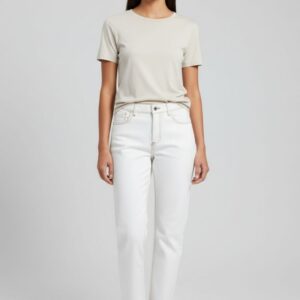 DENIM BIANCO CUCITURE A CONTRASTO 6 DENIM BIANCO CUCITURE A CONTRASTO - Thumbnail Image 3