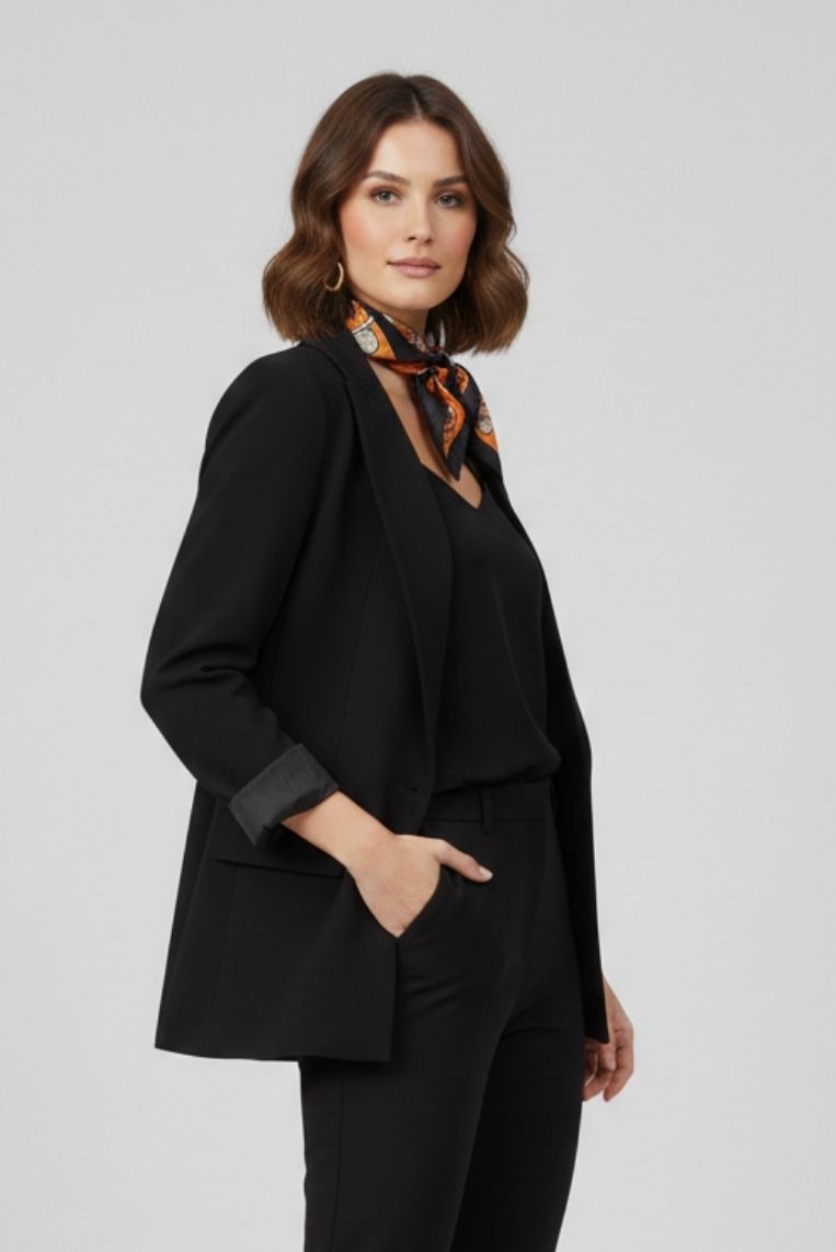 GIACCA OVERSIZE TESSUTO FLUIDO - immagine 2