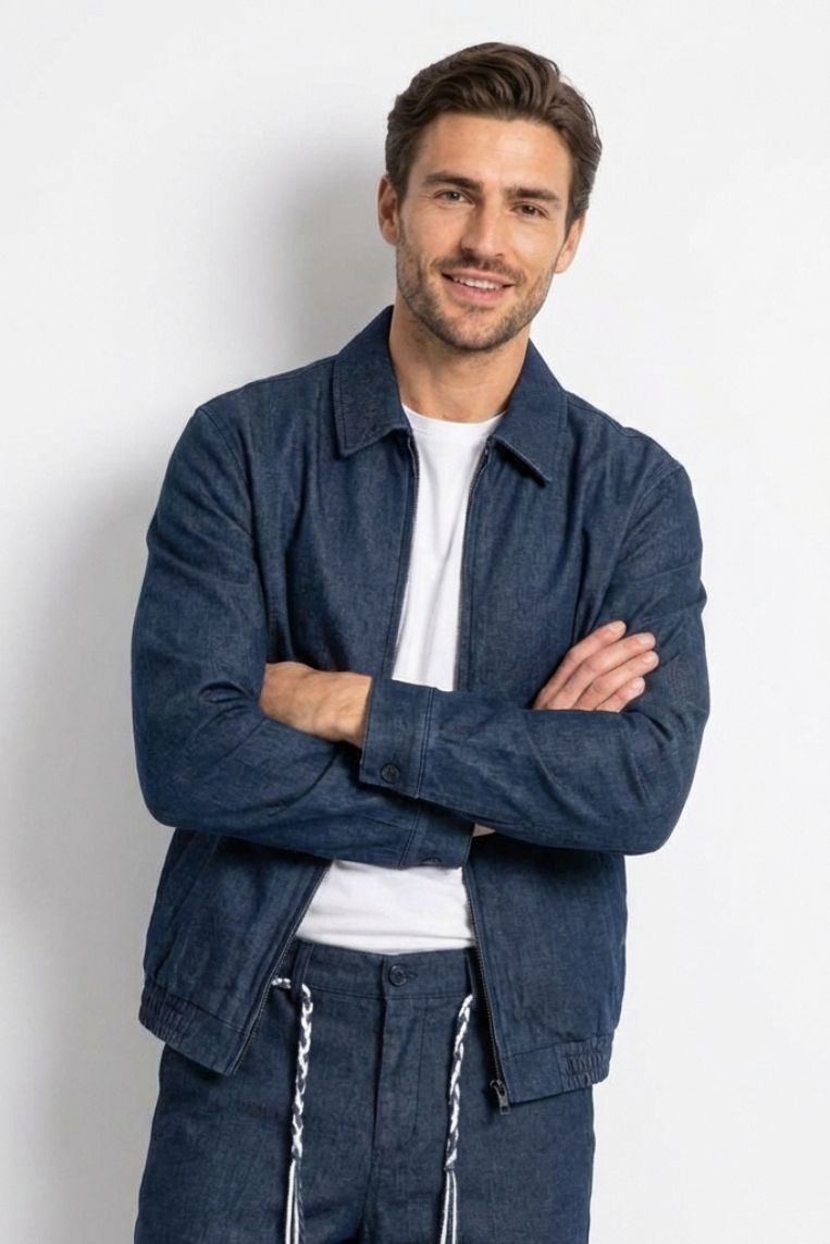 GIUBBINO CHAMBRAY 1 GIUBBINO CHAMBRAY - immagine 1