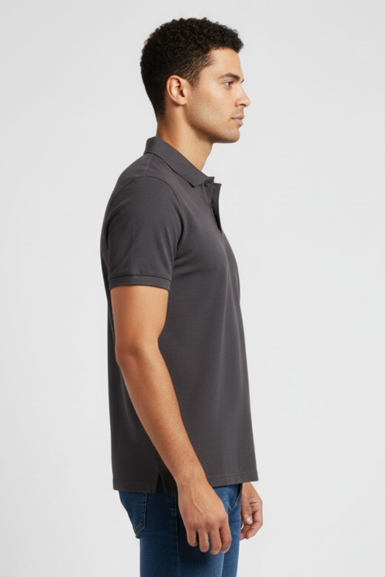 T-SHIRT EFFETTO LINO COLLO DERBY 8 T-SHIRT EFFETTO LINO COLLO DERBY - immagine 8