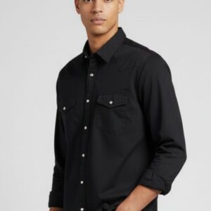 CAMICIA IN DENIM COLORATA 5 CAMICIA IN DENIM COLORATA - Thumbnail Image 1