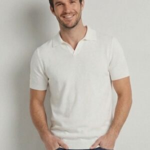 T-SHIRT EFFETTO LINO COLLO DERBY 14 T-SHIRT EFFETTO LINO COLLO DERBY - Thumbnail Image 4