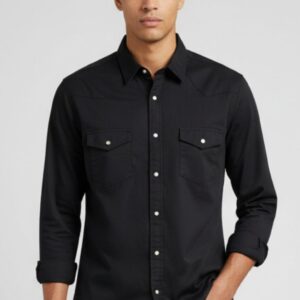 CAMICIA IN DENIM COLORATA 6 CAMICIA IN DENIM COLORATA - Thumbnail Image 2