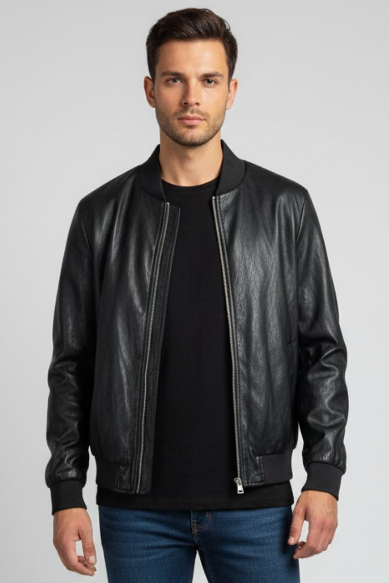 BOMBER ECOPELLE FULL ZIP 2 BOMBER ECOPELLE FULL ZIP - immagine 2
