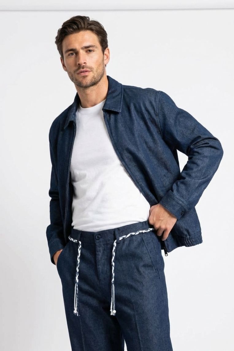 GIUBBINO CHAMBRAY 2 GIUBBINO CHAMBRAY - immagine 2