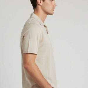 T-SHIRT EFFETTO LINO COLLO DERBY 13 T-SHIRT EFFETTO LINO COLLO DERBY - Thumbnail Image 3