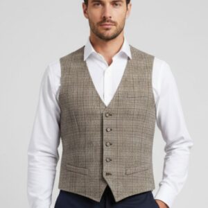 GILET PUNTO MAGLIA IN CHECK 5 GILET PUNTO MAGLIA IN CHECK - Thumbnail Image 2