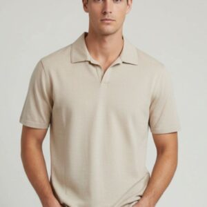 T-SHIRT EFFETTO LINO COLLO DERBY 11 T-SHIRT EFFETTO LINO COLLO DERBY - Thumbnail Image 1